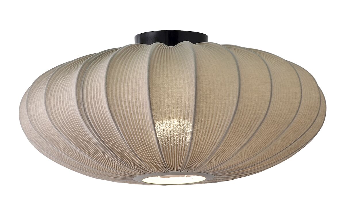 Aneta Lighting Mamsell kattoplafondi Ø55 cm harmaa