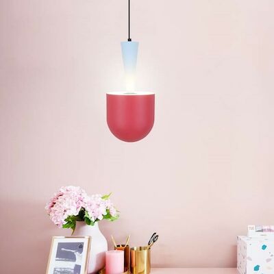 Candellux Visby riippuvalaisin sininen/harmaa