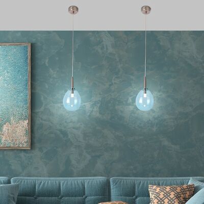 Candellux Lukka riippuvalaisin vaaleansininen