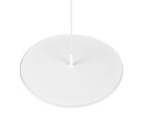 Trio Tray LED-riippuvalaisin Ø40 cm mattavalkoinen lähikuva varjostimen yläpuolelta