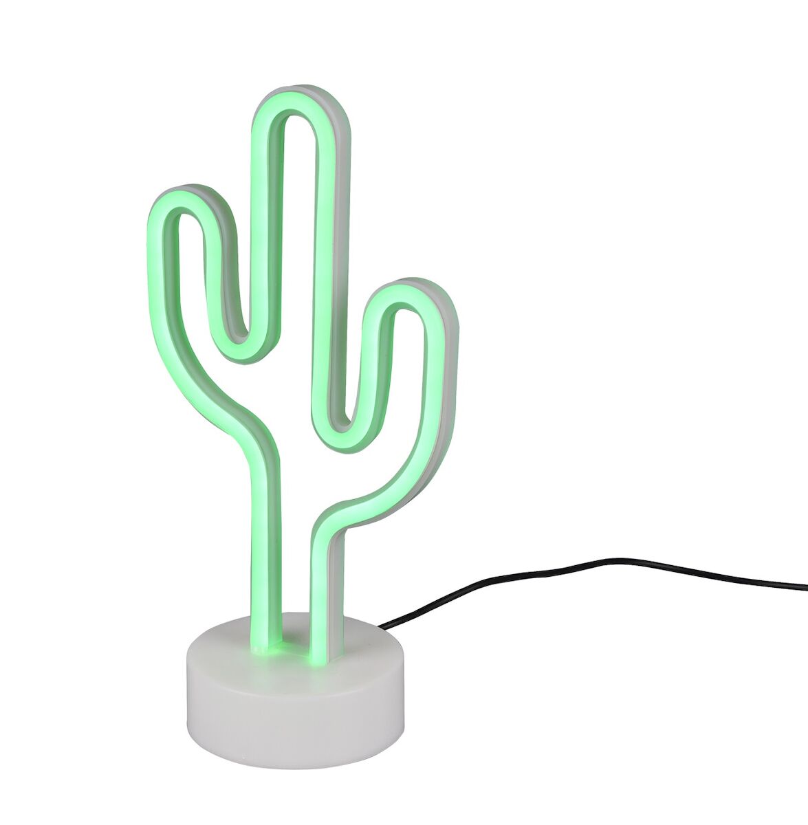 Trio Kaktus LED-pöytävalaisin valkoinen