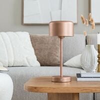 Trio Jeff ladattava LED-pöytävalaisin kahvi