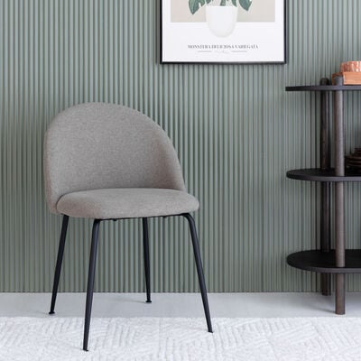 House Nordic Geneve tuoli beige HN1231, mustat jalat