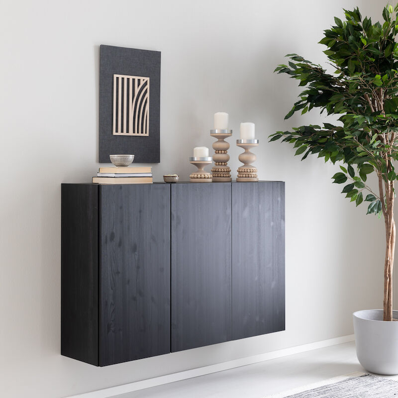 Havu kaappi 120x32 cm hiili