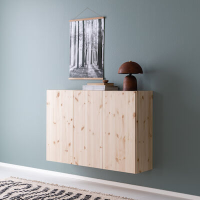 Havu kaappi 120x32 cm hiili 2-laatuinen