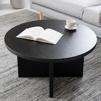 Havu sohvapöytä Ø80 cm hiili