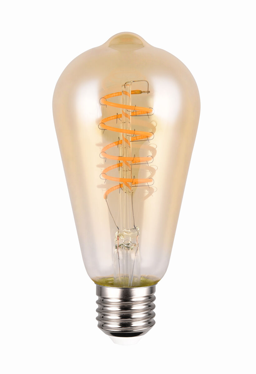 Trio LED-lamppu E27 filament edison 7W 400lm 1800K meripihka switch dimmer