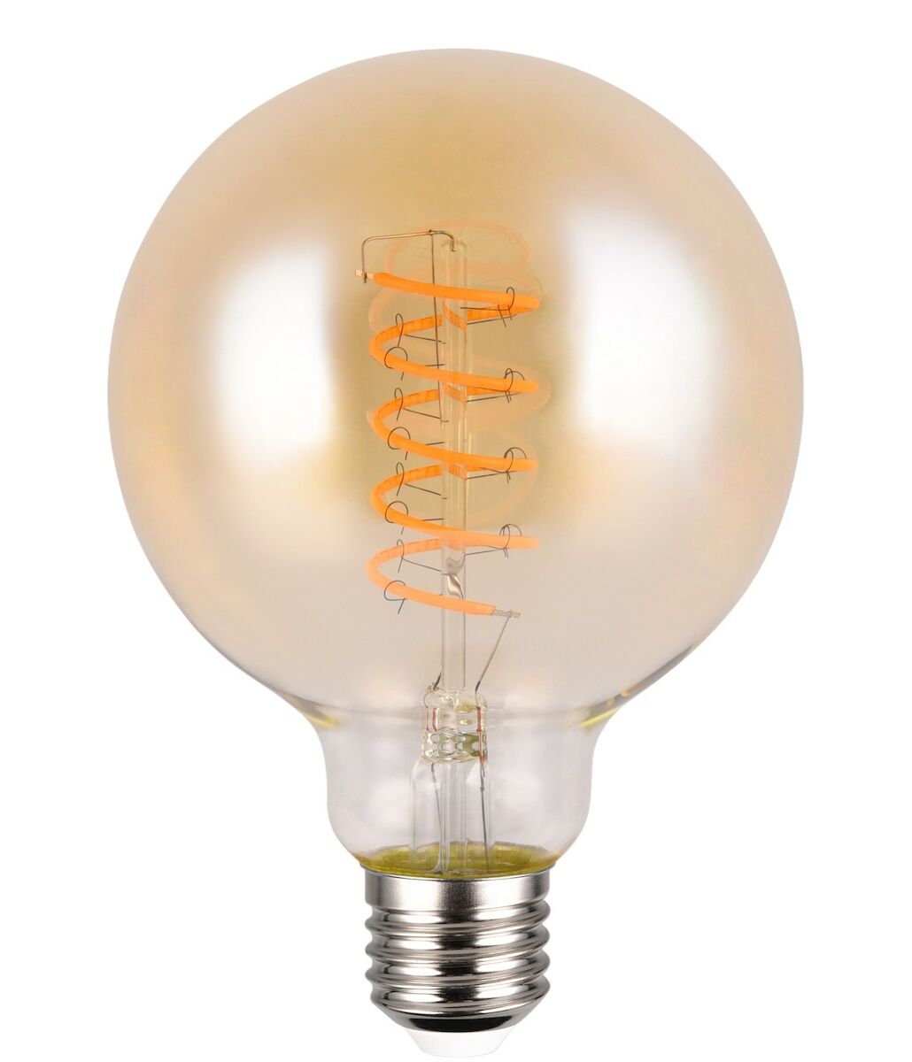 Trio LED-lamppu E27 filament globe 7W 400lm 1800K meripihka switch dimmer