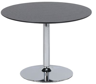 Bari pyöreä ruokapöytä Ø100 cm ruskea/musta