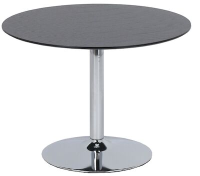 Bari pyöreä ruokapöytä Ø100 cm musta/valkoinen