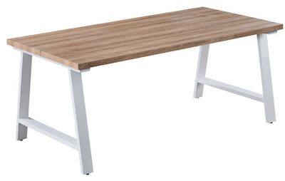 Kielo ruokapöytä 180x90 cm tammi/valkoinen