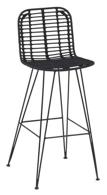 Candi baarituoli luonnonväri/musta