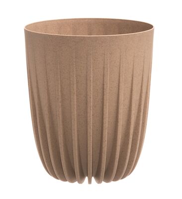 4Living Mira ECO ruukku puukomposiitti Ø19 cm latte