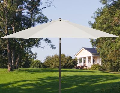 4Living kallistettava aurinkovarjo 3 m harmaa