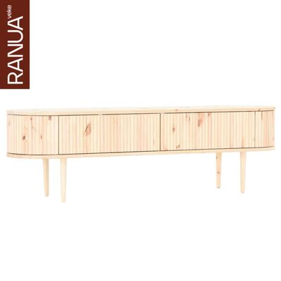 Taimi tv-taso 153x41x47 cm puuvalmis rakennussarja