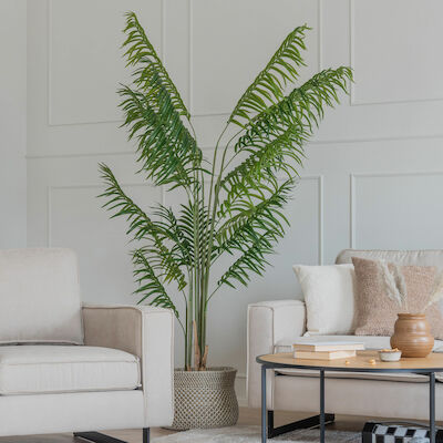 Palmu tekokasvi 250 cm vihreä