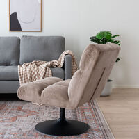 Otso nojatuoli beige wind 70, musta jalka