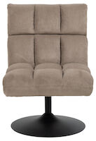 Otso nojatuoli beige wind 70, musta jalka