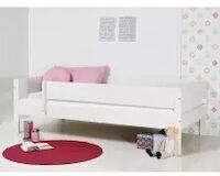 Manis-h Huxie lasten sänky laidoilla 70x160 cm valkoinen