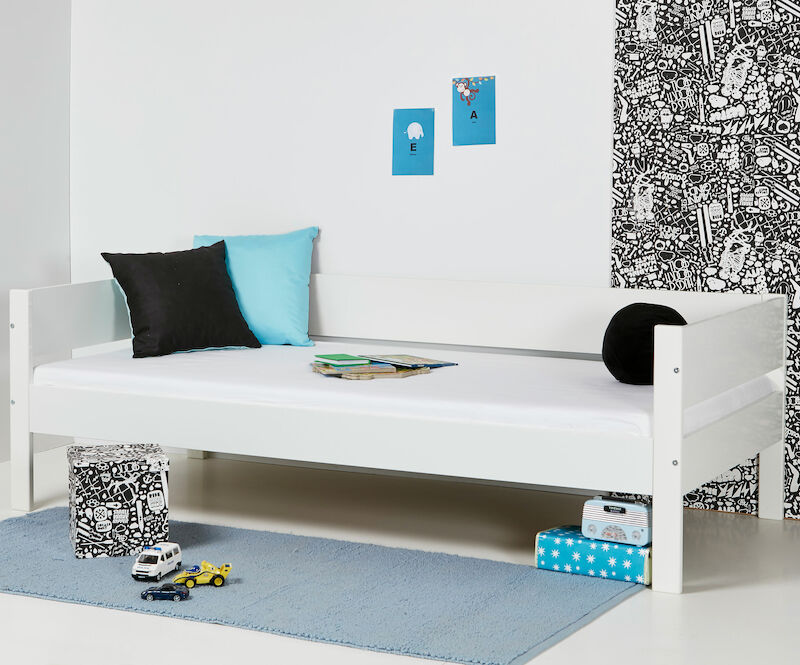 Manis-h Huxie lasten sänky takalaidalla 70x160 cm valkoinen