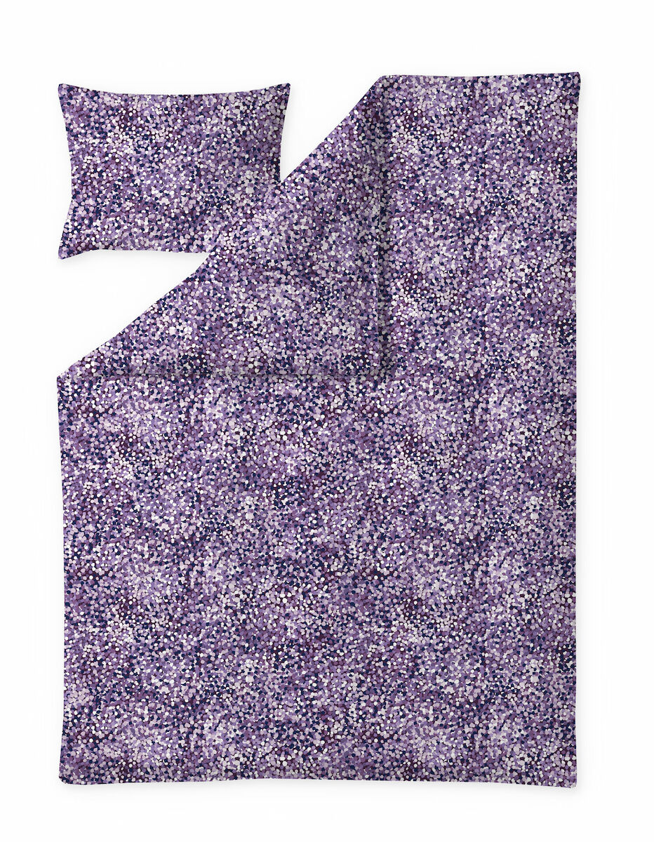 Vallila Uniniitty pussilakanasetti 150×210 cm + 50×60 cm violetti