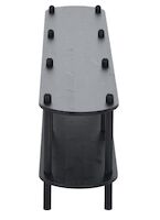 Askel korkea tv-taso 230x35x53,5 cm hiili