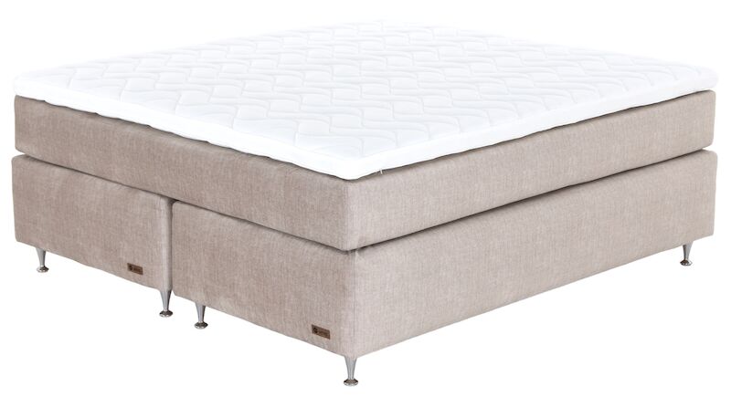 Unia Platina jenkkisänkypaketti 160-180, shampanja jalat, beige Voque 02