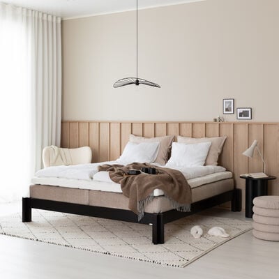 Unia Platina joustinpatjapaketti 160 M/L luonnonkumi, beige Vogue 02