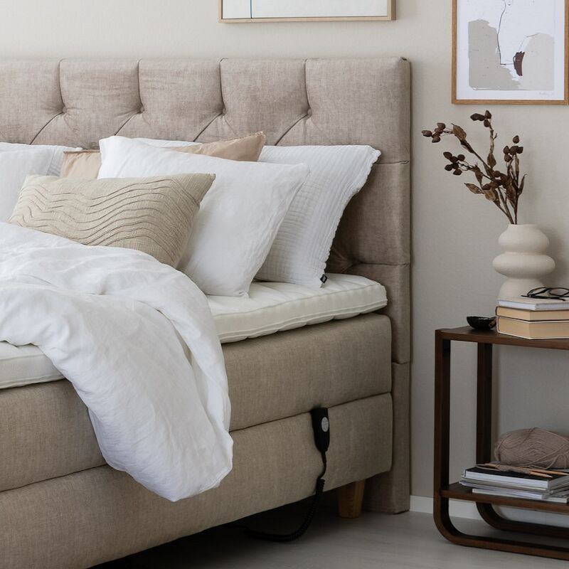 Unia Platina moottorisänkypaketti 120 M ergo, tammi jalat, beige Voque 02