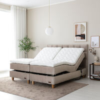 Unia Platina moottorisänkypaketti 160-180, tammi jalat, beige Voque 02