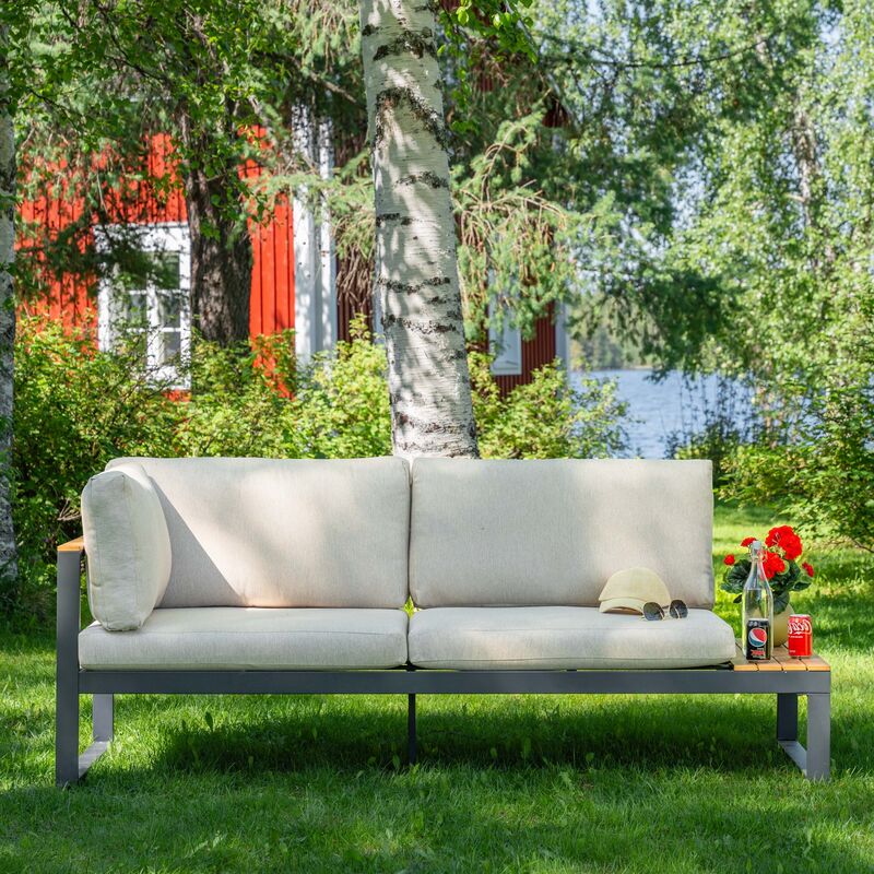 Aava divaani antrasiitti, hiekka pehmusteet, oikea