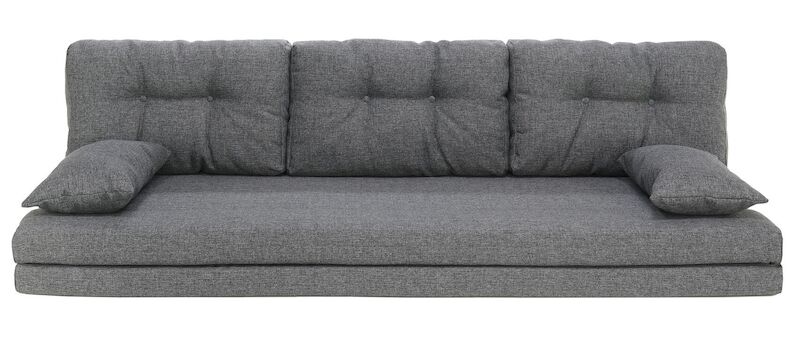 Kolmi taittopatjasarja tyynyillä tummanharmaa Hygge 96