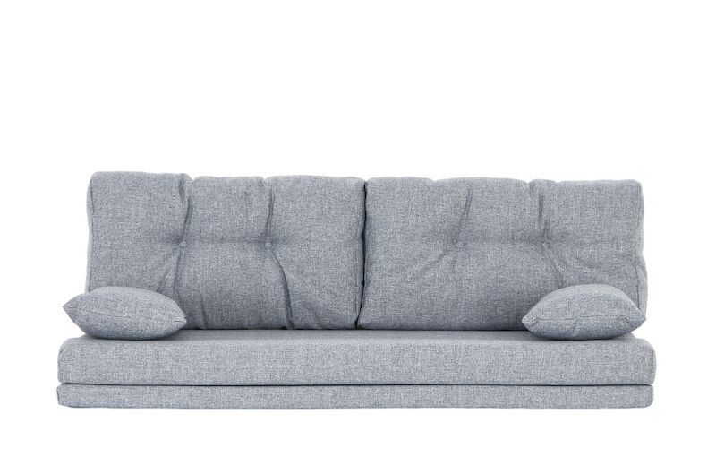 Tupla taittopatjasarja tyynyillä harmaa Hygge 90