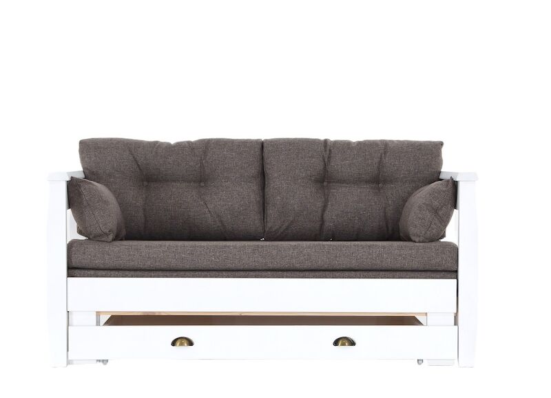 Janne laveripaketti 2-istuttava kuultovalkoinen, ruskea Hygge 20