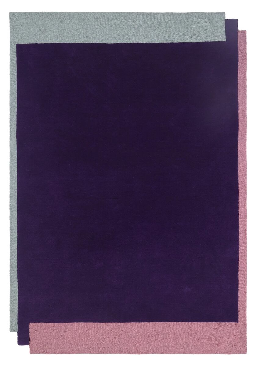 Finarte Arkki villamatto 140x200 cm luumu