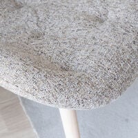 Siru nojatuoli mocca Java 13, jalat valkoöljytty tammi