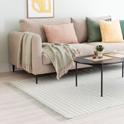 Poukama puuvillamatto 80x200 cm vihreä