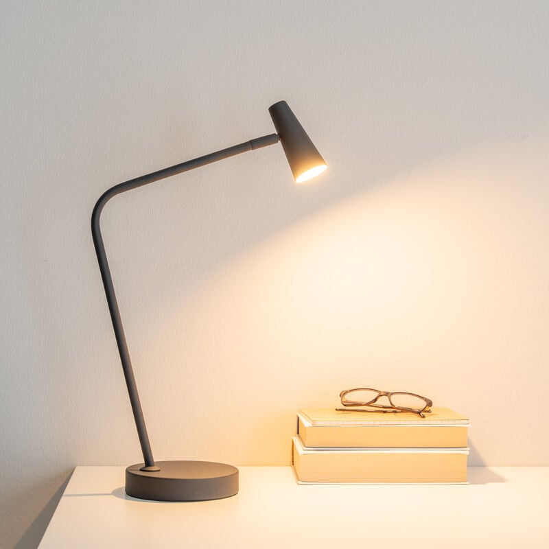 Lucide Stirling ladattava pöytävalaisin musta