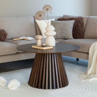 Villa pyöreä sohvapöytä Ø78 cm tammi