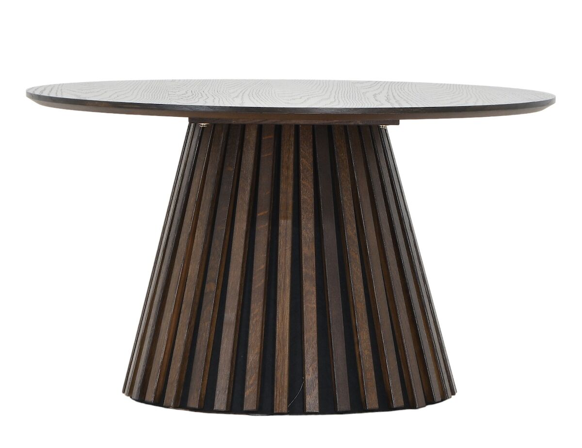 Villa pyöreä sohvapöytä savutammi