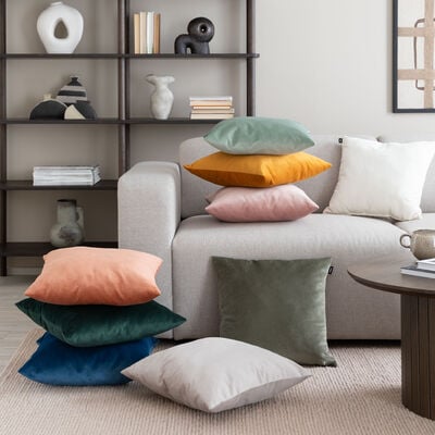 Leimu koristetyyny 45x45 cm tummanvihreä