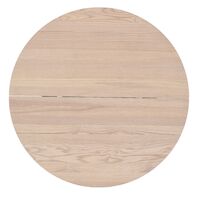 Suoma saarni pyöreä ruokapöytä Ø115 cm valkolakattu saarni/musta