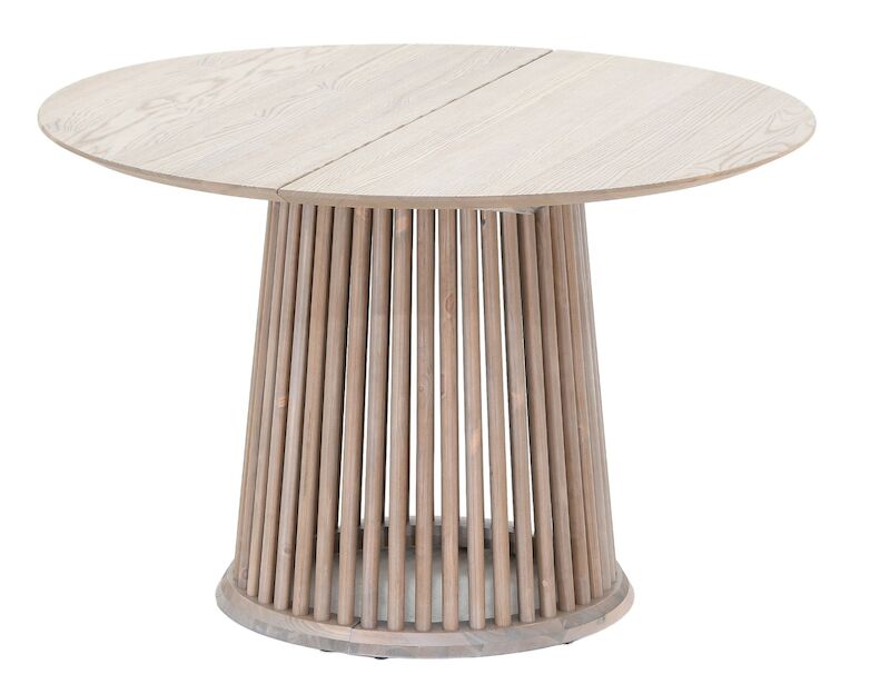 Suoma saarni pyöreä ruokapöytä Ø115 cm valkolakattu saarni/valkaistu antiikkipet