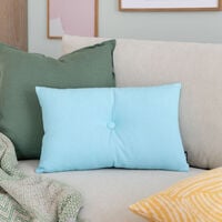 Tiuku koristetyyny 30x50 cm taivaansininen