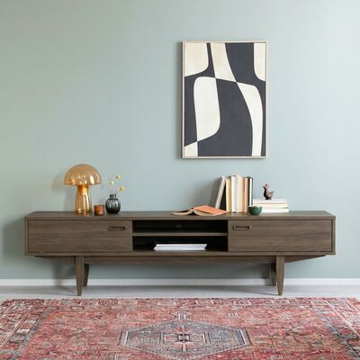 Kahlos tv-taso 180x40x46 cm öljytty tammi