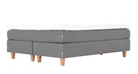 Unia Ergo jenkkisänkypaketti 160 cm harmaa, Unia Muoto pp, jalat 14 cm