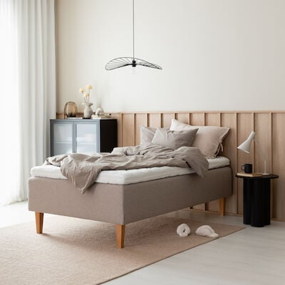 Unia Ergo runkopatjapaketti 140 cm hiekka, Unia Muoto pp, jalat 23 cm