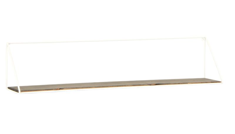 Ounas seinähyllyn runko 120x20x25cm 8mm metallirunko maalattu valkoinen