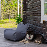 Jade Outdoor säkkituoli grafiitinharmaa
