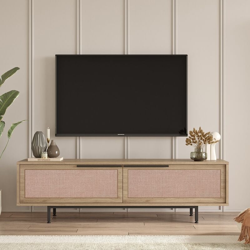 Netta tv-taso 160x35,5x45 cm tammi